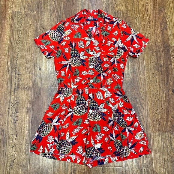 Polo Ralph Lauren Hawaiian silky romper - Picture 1 of 6